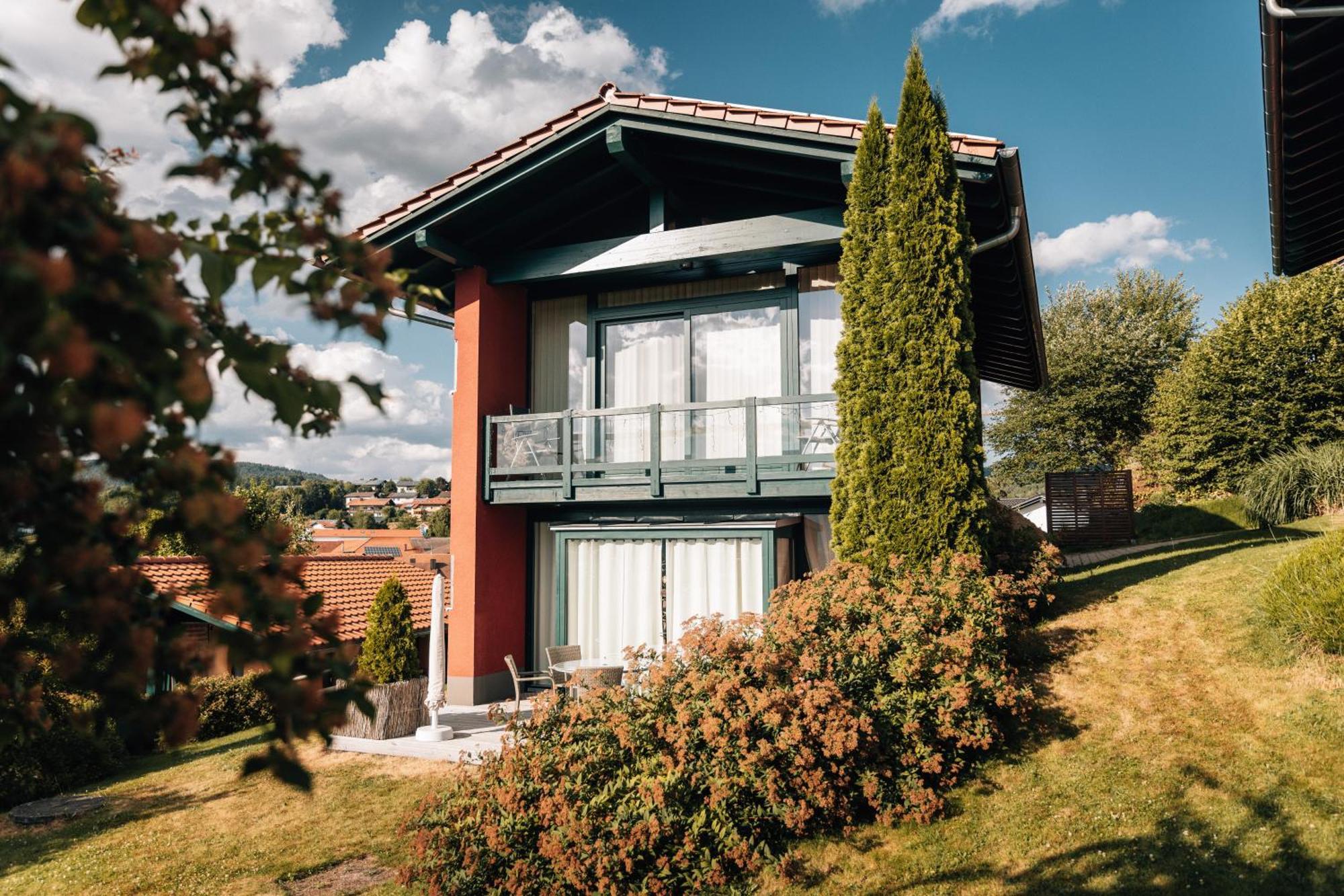 Suedlaendisches Chalet Mit Hauseigener Sauna Viechtach Kültér fotó